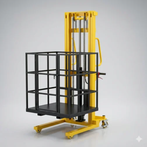 Cage Stacker 3 Mtr. - Hydraulic Goods Lifts, Hand Pallet Truck, Battery ...