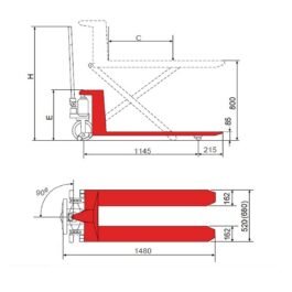 High Lift Pallet Truck