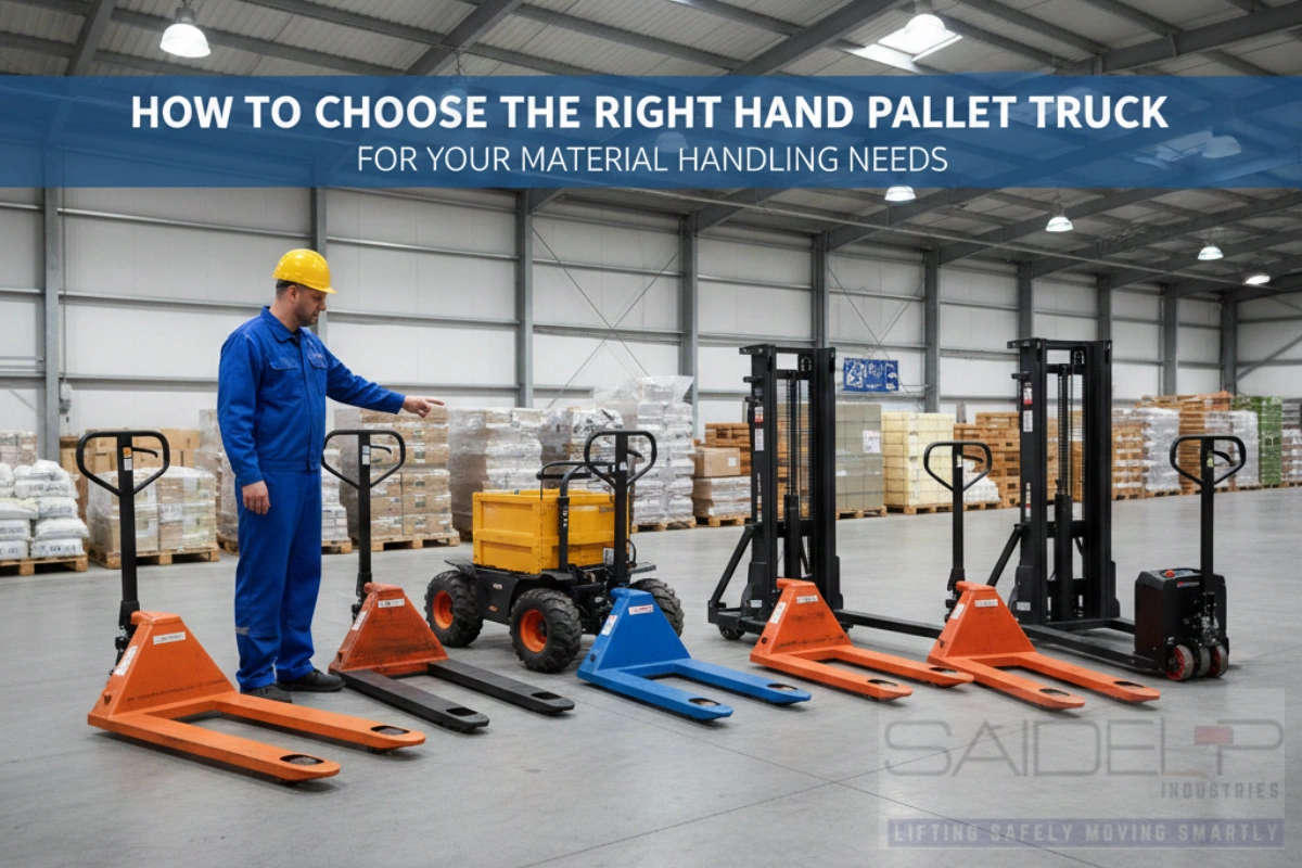 How to Choose the Right Hand Pallet Truck for Your Material Handling Needs