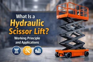 Read more about the article What Is a Hydraulic Scissor Lift? Working Principle and Applications