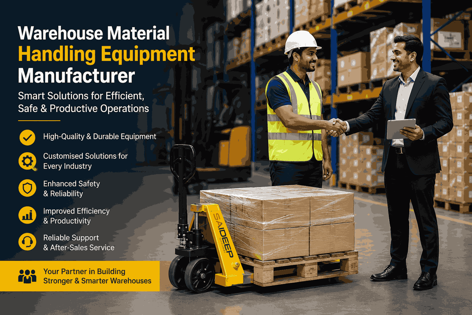 Warehouse Material Handling Equipment Manufacturer